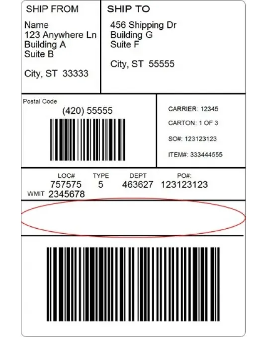 Decal tem RFID cho vận chuyển và logistics chuỗi cung ứng